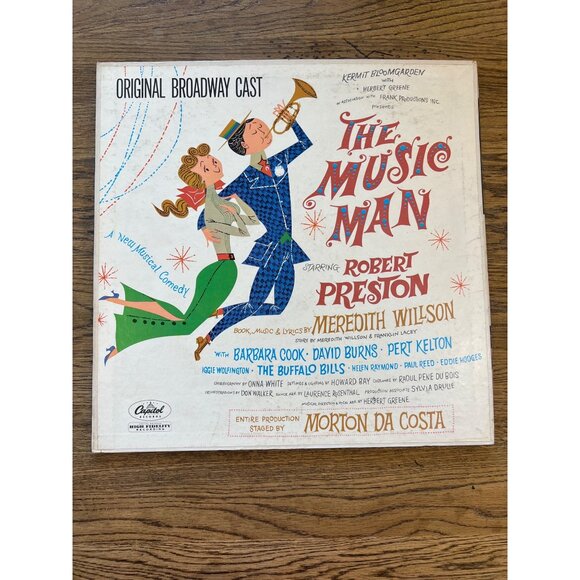 Meredith Willsons "The Music Man" Original Broadway Cast Vinyl Record WAO-990 - Picture 1 of 6